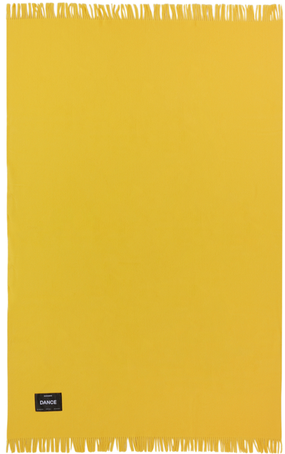 Magniberg Yellow Bold Blanket In Surf Yellow