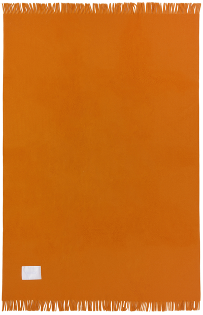 Magniberg Orange Bold Blanket In Juicy Orange