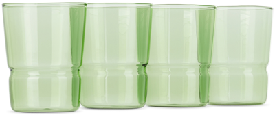 Ichendorf Milano Green Tap Tumbler Set, 4 Pcs