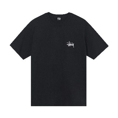 Pre-owned Stussy Basic Pigment Dyed Tee 'black'