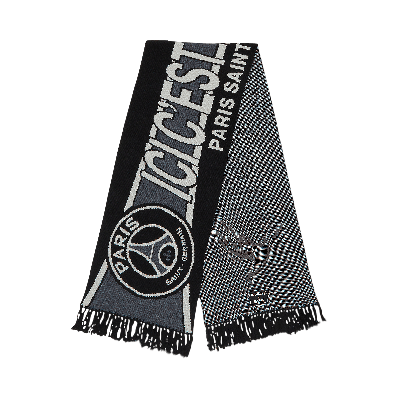 Pre-owned Paris Saint-germain Oversize Scarf 'black'