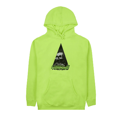 Pre-owned Pleasures Soundscape Hoodie 'yellow'