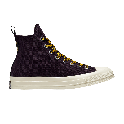 Pre-owned Converse Chuck 70 Counter Climate Gore-tex High 'black Cherry Yellow' In Purple
