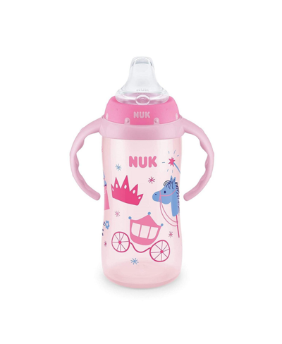 Nuk Babies' Large Learner Sippy Cup, Removable Handles, Kingdom Pink, 10oz