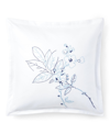 Ralph Lauren Sandra Embroidered Decorative Pillow, 18" X 18" Bedding In Blue Multi