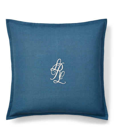 Lauren Ralph Lauren Julianne Monogram Decorative Pillow, 18" X 18" Bedding In Multi