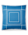 Ralph Lauren Sandra Geometric Decorative Pillow, 20" X 20" In Blue Multi