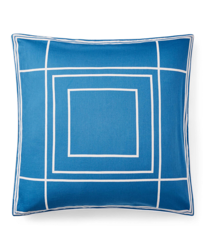 Lauren Ralph Lauren Sandra Geometric Decorative Pillow, 20" X 20" Bedding In Blue Multi