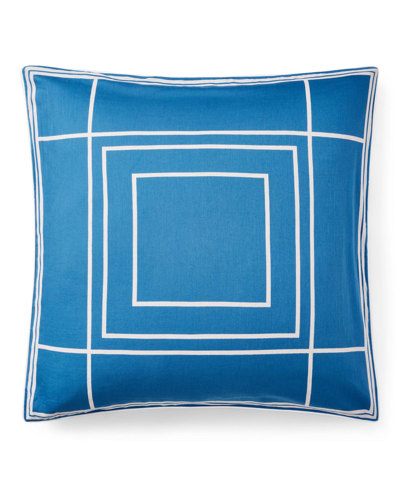 Ralph Lauren Sandra Geometric Decorative Pillow, 20" X 20" In Blue Multi