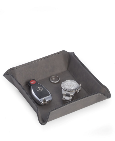 Bey-berk Grey Valet Tray In Brown