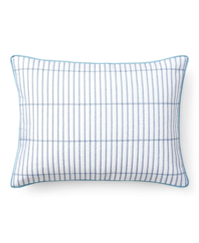 Ralph Lauren Sandra Quilted Decorative Pillow, 15" X 20" In Blue Multi