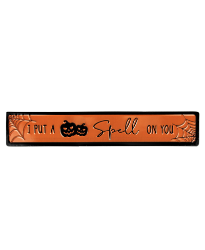 Northlight I Put A Spell On You Halloween Wall Sign, 20" In Orange