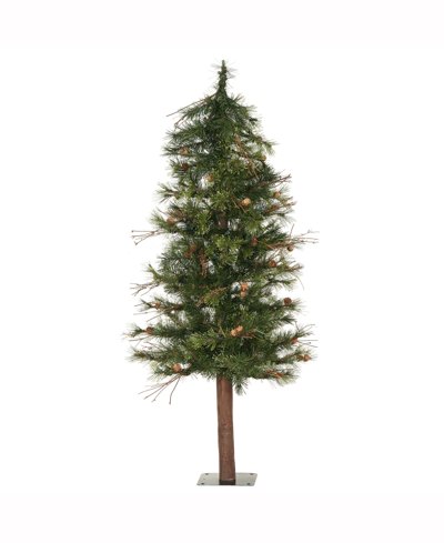Vickerman 7 Ft Mixed Country Alpine Artificial Christmas Tree Unlit