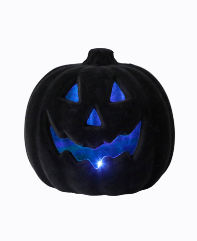 Flora Bunda Led 8inflocked Pumpkin In Black