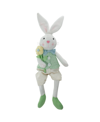 Northlight Boy Bunny Rabbit Easter And Spring Table Top Figure, 24" In White