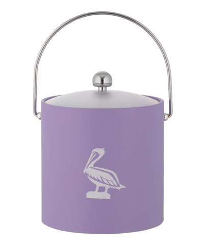 Kraftware Pastimes Pelican Ice Bucket, 3 Quart In Lavender