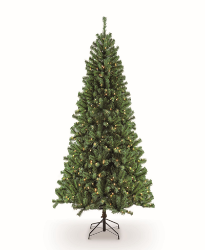 Puleo Pre-lit Northern Fir Artificial Christmas Tree With 400 Lights, 6.5' In Green