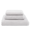 Linum Home Textiles Ediree 3 Piece Turkish Cotton Towel Set Bedding In Silver-tone
