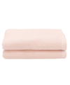 Linum Home Textiles Ediree 2 Piece Turkish Cotton Fingertip Towels Set Bedding In Blush
