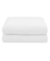 Linum Home Textiles Ediree 2 Piece Turkish Cotton Bath Towel Set Bedding In White