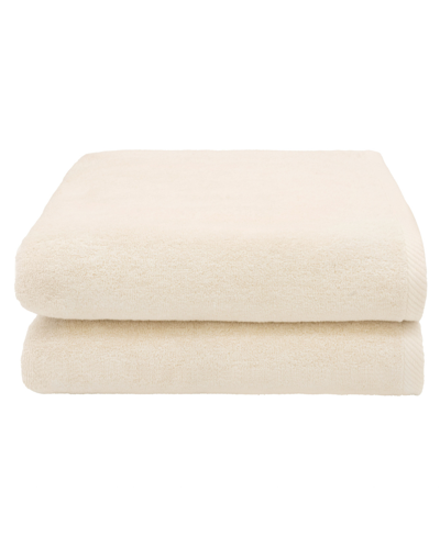 Linum Home Textiles Ediree 2 Piece Turkish Cotton Bath Towel Set Bedding In Beige