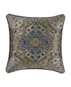 J Queen New York Weston Decorative Pillow, 20" X 20" In Blue
