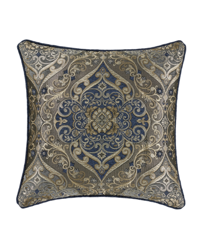 J Queen New York Weston Decorative Pillow, 20" X 20" In Blue