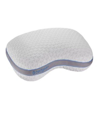 Bedgear Cooling Cuddle Curve Pillow Collection Low High Profile In White