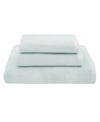 Linum Home Textiles Ediree 3 Piece Turkish Cotton Towel Set Bedding In Aqua