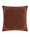 J Queen New York Harvest Moon Sham, European In Burgundy