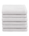 Linum Home Textiles Ediree 6 Piece Turkish Cotton Fingertip Towels Set Bedding In Silver-tone