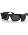 Burberry Palmer Dark Grey Irregular Ladies Sunglasses Be4385 403787 55 In Black