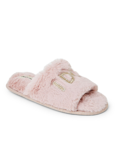 Dearfoams Bride And Bridesmaids Slide Slippers, Online Only In Pale Mauve