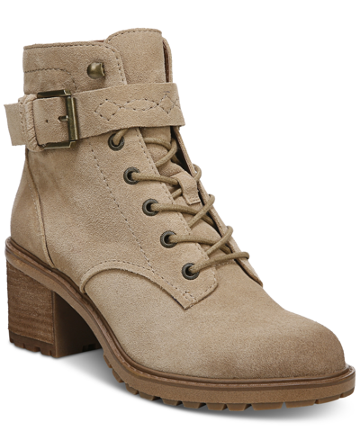 Zodiac Women's Gemma Lace-up Heeled Combat Booties In Sand