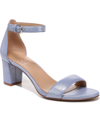 Naturalizer Vera Ankle Strap Sandals Women's Shoes In Lavender Leather