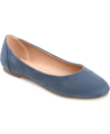 Journee Collection Women's Comfort Ballet Kavn Flats In Blue