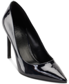 Dkny Pointed Patent Pumps In Black