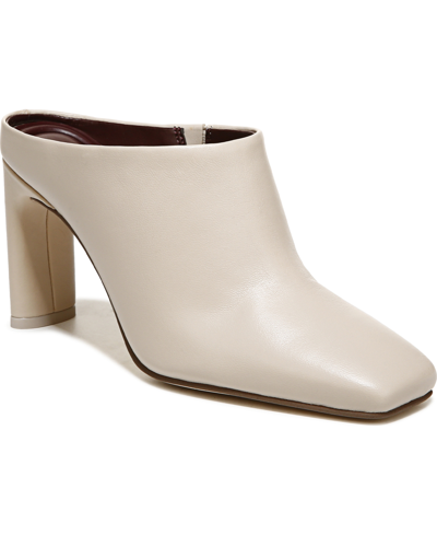 Franco Sarto Flexa Mules Women's Shoes In Oak Beige Leather