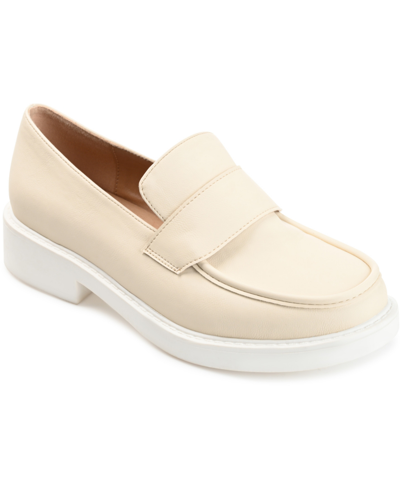 Journee Collection Women's Saydee Loafers In Bone