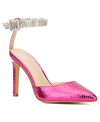 New York And Company Women's Mallory Heel Sandals Women's Shoes In Pink