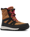 Sorel Women's Whitney Ii Short Lace Wp Winter Boots In Elk In Vapor/pulse