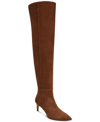 Sam Edelman Women's Ursula Mid-heel Over-the-knee Dress Boots Women's Shoes In Brown