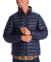 Marmot Mens Water Repellent Warm Puffer Jacket In Arctic Navy