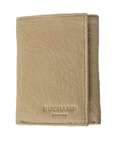 Duchamp London Men's Slim Trifold Wallet In Taupe