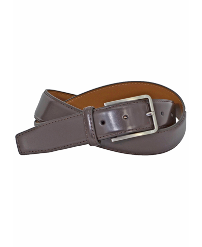 Duchamp London Men's Leather Non-reversible Dress Belt In Brown