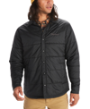 Marmot Mt. Tyndall Hooded Nylon Down Jacket In Black