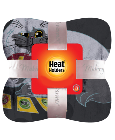 Heat Holders Oversized Cat Blanket In Black