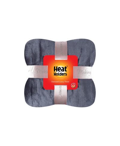 Heat Holders Oversized Blanket In Silver