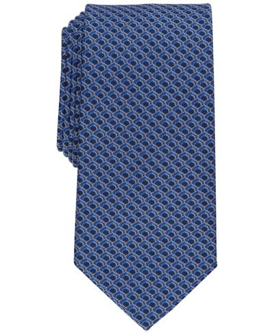 Perry Ellis Men's Mawase Classic Geometric Tie In Navy