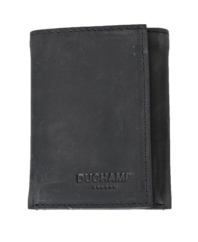 Duchamp London Men's Slim Trifold Wallet In Navy